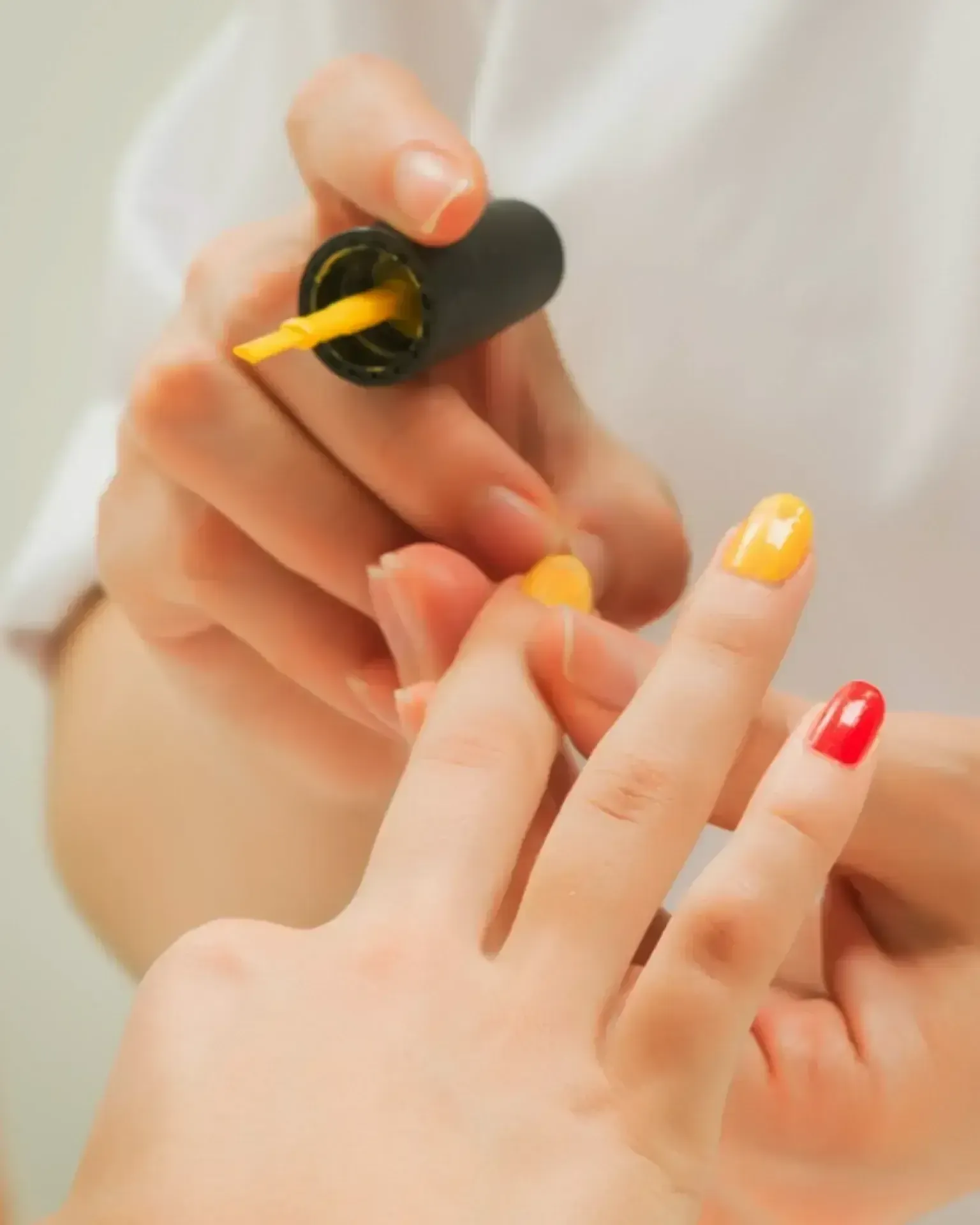 Manicured nails
